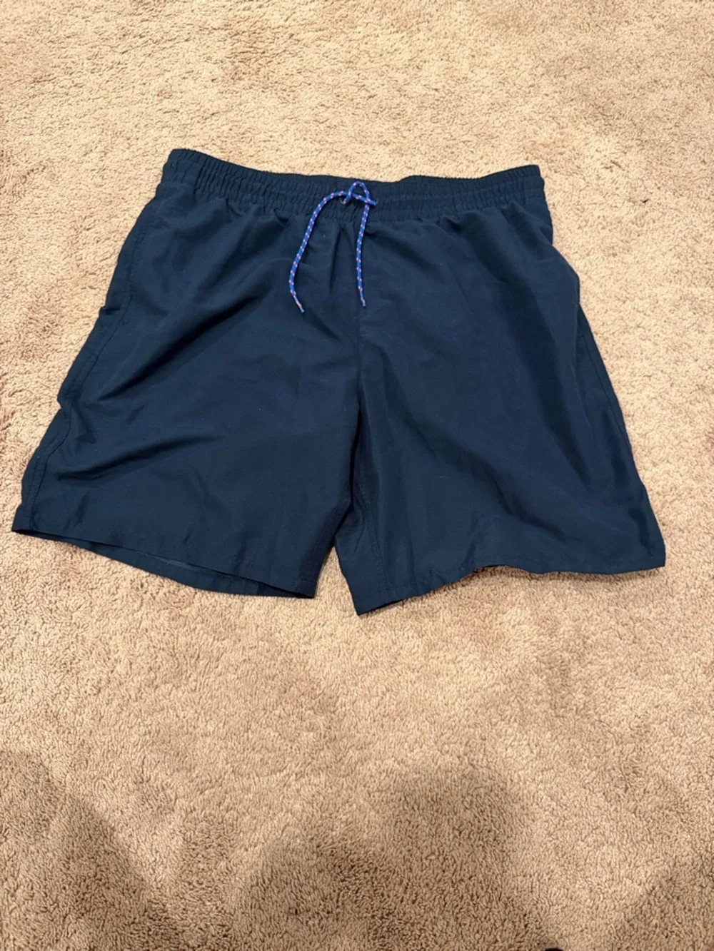 Old Navy Navy Swim Trunks with Blue Contrast Drawstring